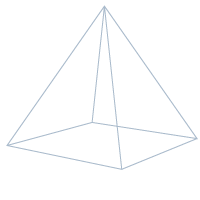example of pyramid drawn as described above